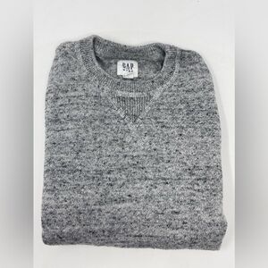 GAP KIDS: Gray Crew-Neck Knit Sweater, Size Medium